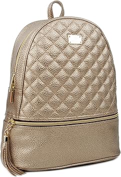 small quilted backpack