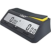 LEAP Chess Clock Digital Timer Advanced for Game and Chess Timer with Large Screen Bonus &amp; Delay Count Down up Alarm