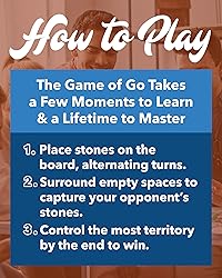 WE Games Go Game Set 12 Inch - Traditional Go Set