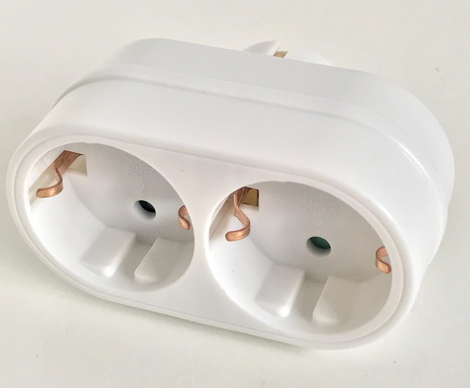 Schuko Double Socket Multi Plug Adapter 2 Socket Amazon.co.uk Electronics