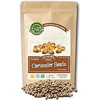 Eat Well Premium Foods - Coriander Seeds Whole 16 oz Reseable Bag ,100% Natural, Freshly Packed