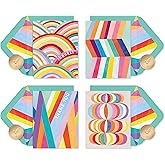 Papyrus 20-Count Blank Thank You Cards with Envelopes (Rainbow)