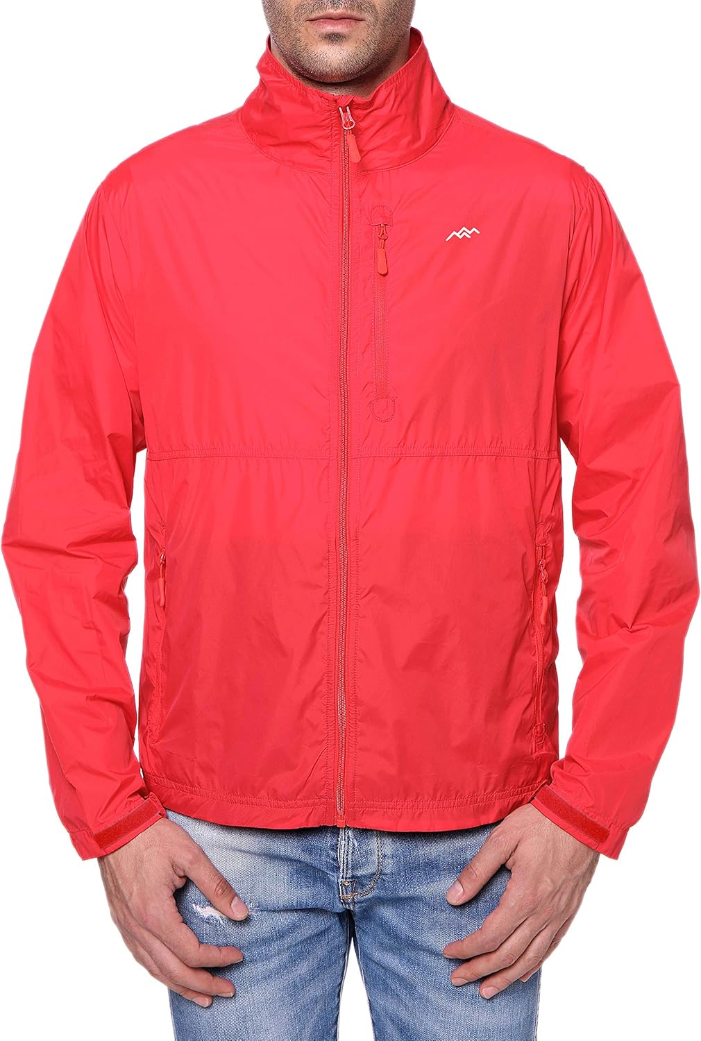 TRAILSIDE SUPPLY CO. Mens Windbreaker Jackets Lightweight Packable Jacket,Windproof and Dustproof: Clothing