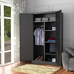 Letaya Metal Storage Cabinets Locker with Lock