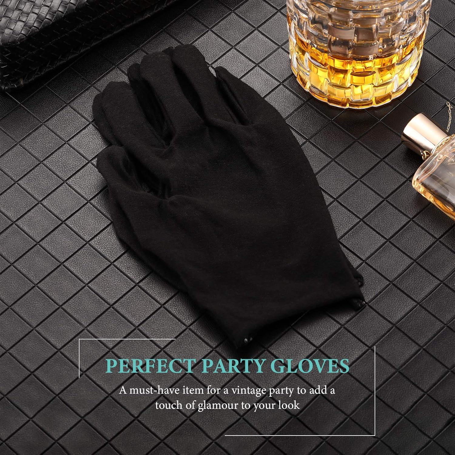 2 Pairs Cotton Gloves Moisturizing Gloves Soft Elastic Skincare Glove