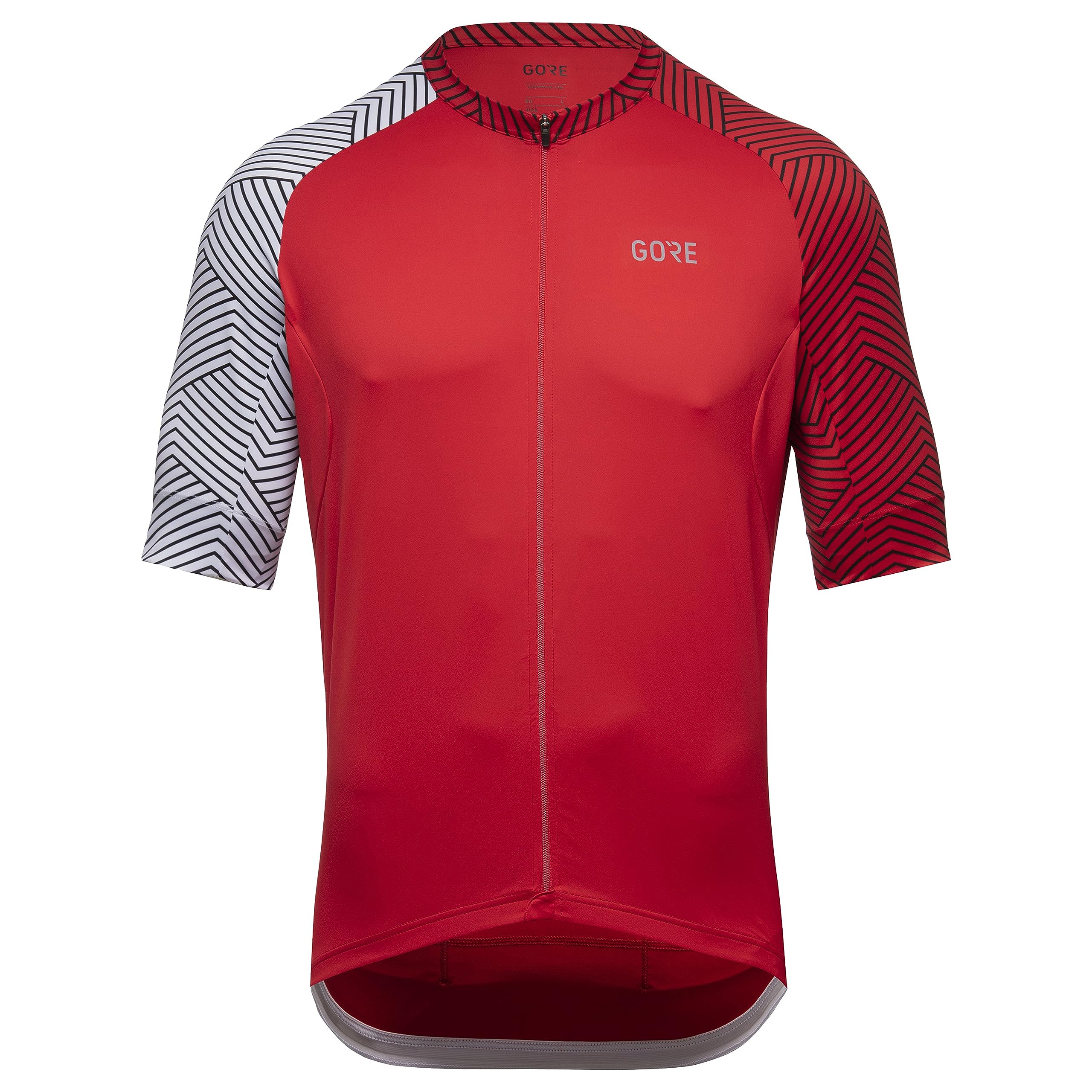 GORE WEAR Mens C5 JERSEYS, Red/White, L EU