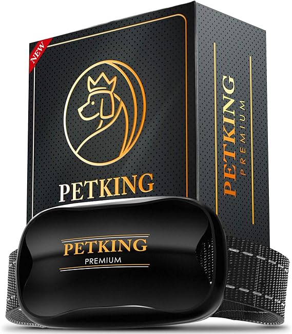 PetKing Premium Collar Antiladridos para Perros Pequeños y Grandes Collar Adiestramento Perros No Electrico Collares Anti ladridos Dispositivo ...