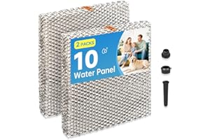 Pleatedfold 10 Humidifiers Filter Water Panel Compatible with AprilAire Whole-House Humidifier Models 500 500A 500M 550 580 110 220 Aluminum Mesh Humidifier Pad 2 Packs