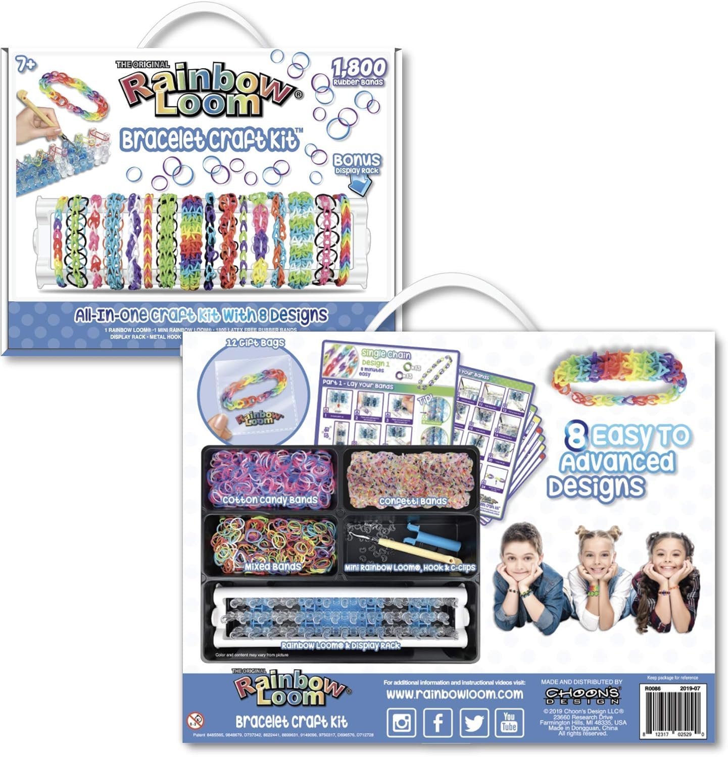 rainbow loom bracelet craft kit