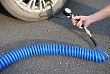 YOTOO Air Compressor Hose Polyurethane Recoil 10m 6mm ID 9.5mm OD Blue view 5