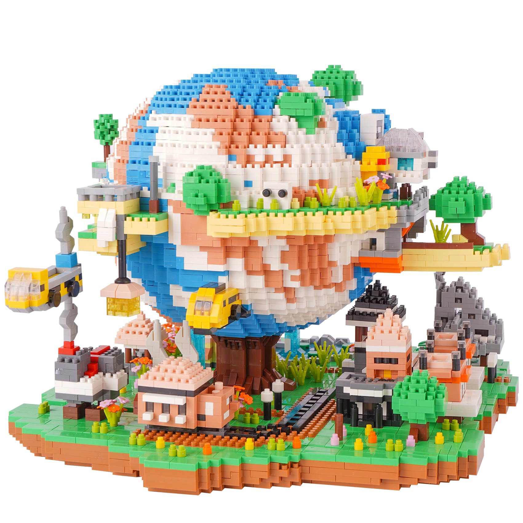 LULUFUN Building Blocks Set,Global Village Building Blocks Model Set,Architecture Building Kit Gift Toys for Teen and Adults — image 1