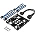 Sabrent 3.5-Inch to x2 SSD / 2.5-Inch Internal Hard Drive Mounting Kit [SATA and Power Cables Included] (BK-HDCC)