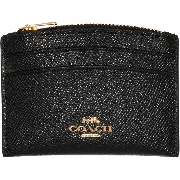 Porte-monnaie GUESS Laurel En Polyuréthane Saffiano Noir - Format Compact Zippé, 12x8x2.5 Cm