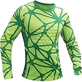 Total Soccer Factory Quantum Goalkeeper Jersey, Padded Soccer Goalie Shirt, Youth and Adult Size