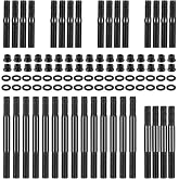 12-Point Cylinder Gasket Head Stud Bolt Set Replace 134-4001 279.1001 | Compatible with Chevy Small Block SBC 350 265 267 283 302 305 307 327 383 400 Engines