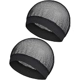 Black Hair Net with Wide Elastic Band, Fine Mesh - Comfortable Hairnets for Sleeping, Non-Binding Wide Edge, Small Holes Prevent Hair Loss, Tubi Hair Wrap for Women, Fits All Head Types