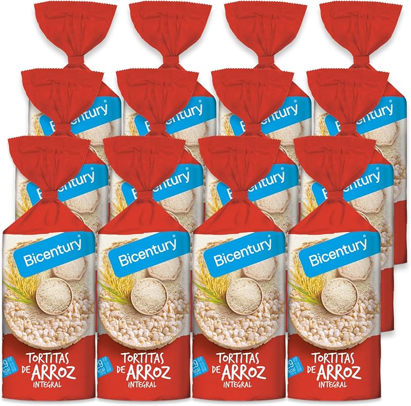 - Tortitas de arroz integral (12 unidades)