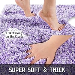 Yimobra Toilet Rugs U Shaped Washable 24x20, Ultra