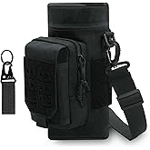 Tactical Water Bottle Pouch, Military Army Molle Water Pouches Carrier Holder for Hiking Camping Outdoor Sport Travel