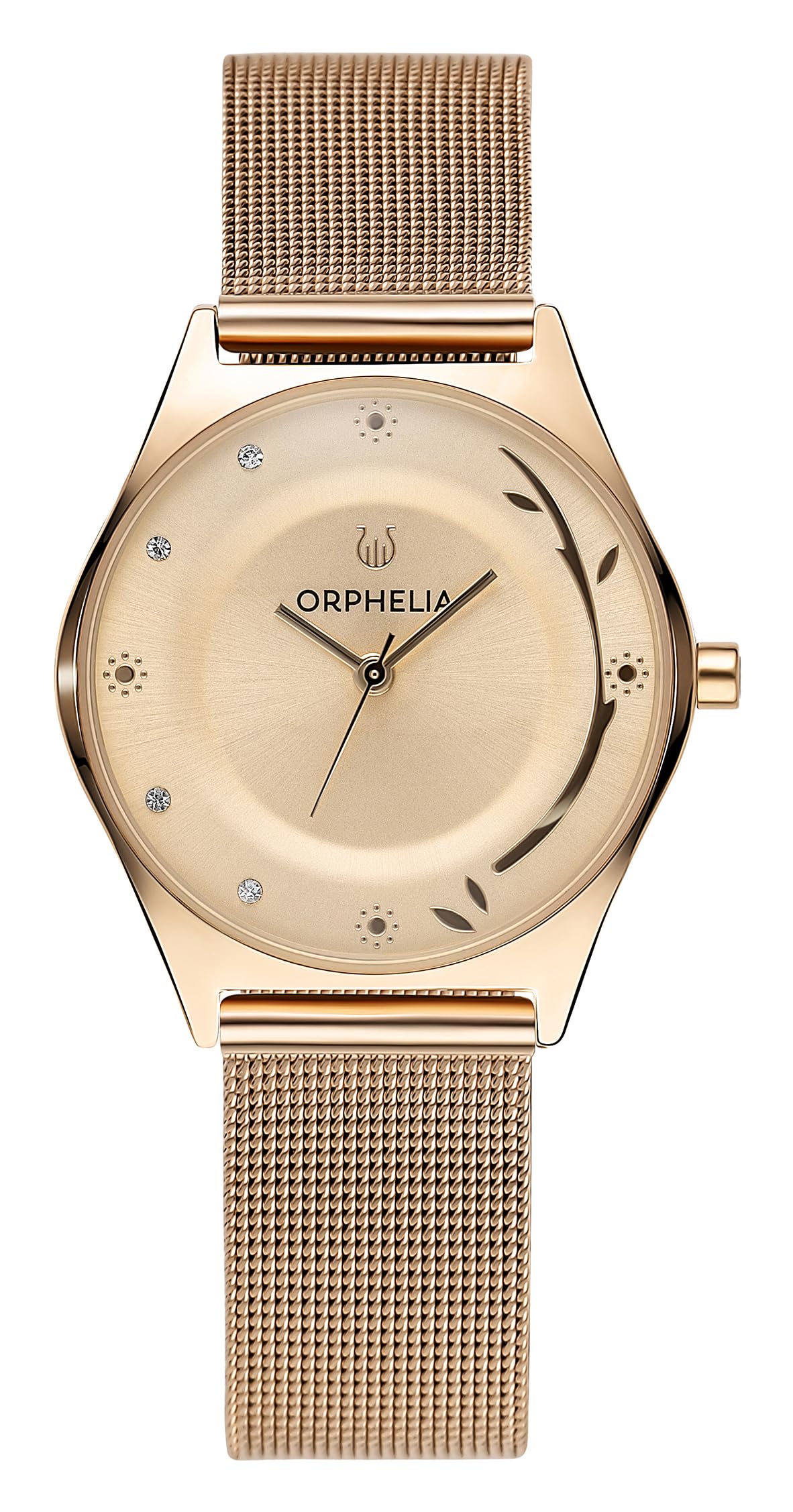 Orphelia Womens Quartz Watch, Analogue Classic Display and Stainless Steel Strap OR15700