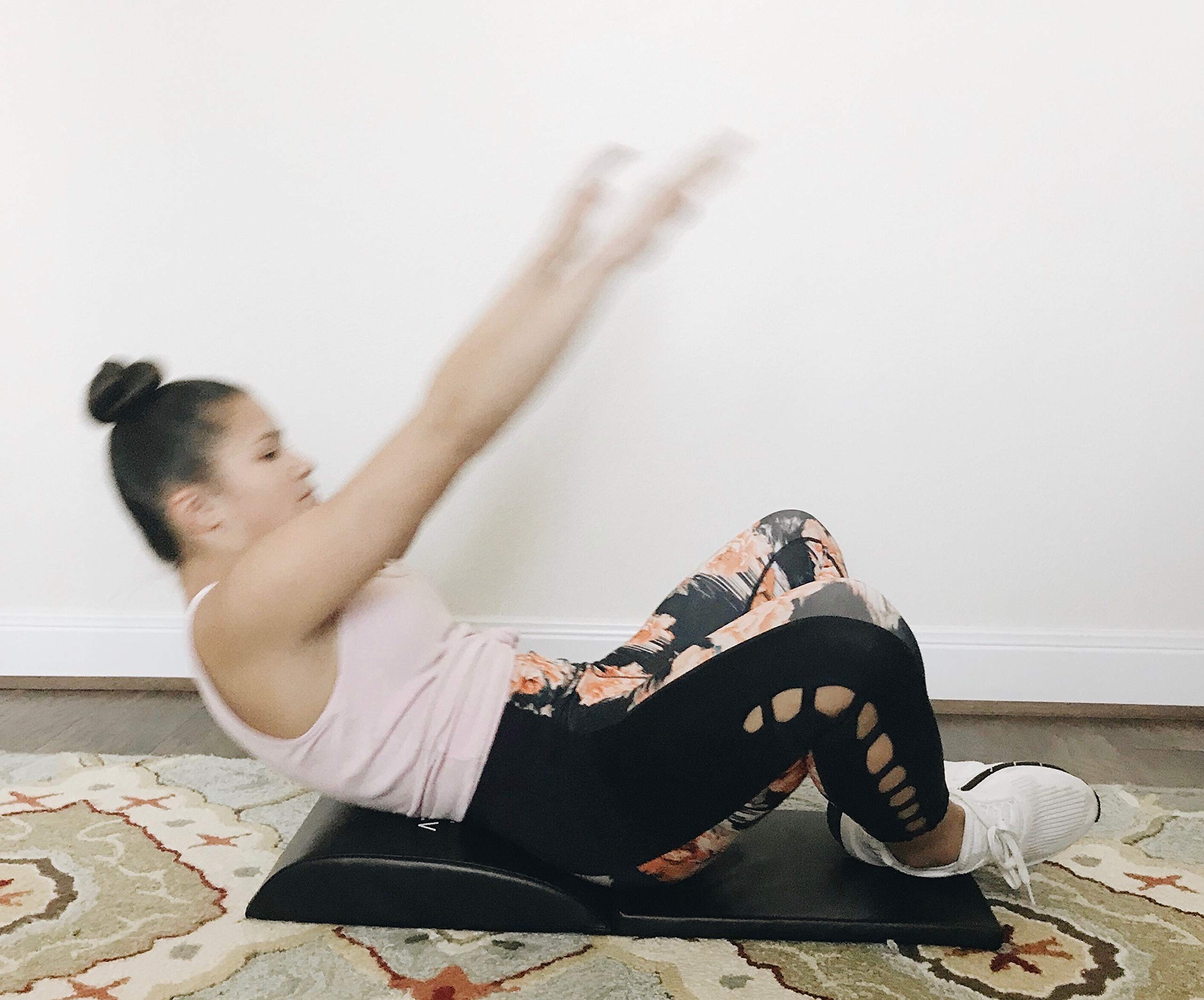 Athlos Fitness Ab Mat and Exercise Mat with Tailbone Protecting Pad