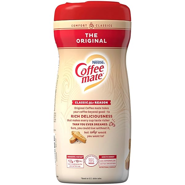 NESTLE COFFEE MATE COFFEE CREAMER ORIGINAL, PACK OF 12 (16 OUNCE) (11000443)