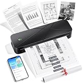 TATTMUSE A282M Inkless Thermal Portable Printer for Travel, 8.5 x 11 | Wireless Bluetooth Mobile Small Compact Printer for Travel &amp; Office &amp; Home Use Compatible with Phone, Tablet &amp; Laptop