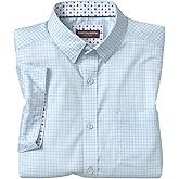 Johnston & Murphy Mens Short Sleeve Diamond Print Shirt