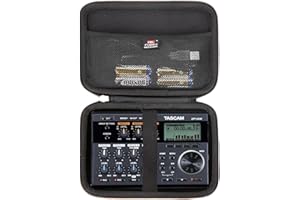 FBLFOBELI EVA Hard Carrying Case Compatible with Tascam DP-006 6-Track Digital Pocketstudio Multi-Track Audio Recorder