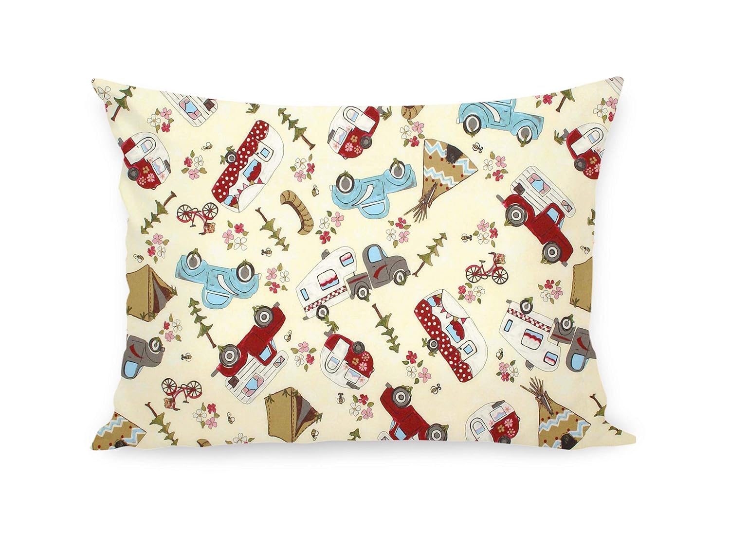 camping themed throw pillows