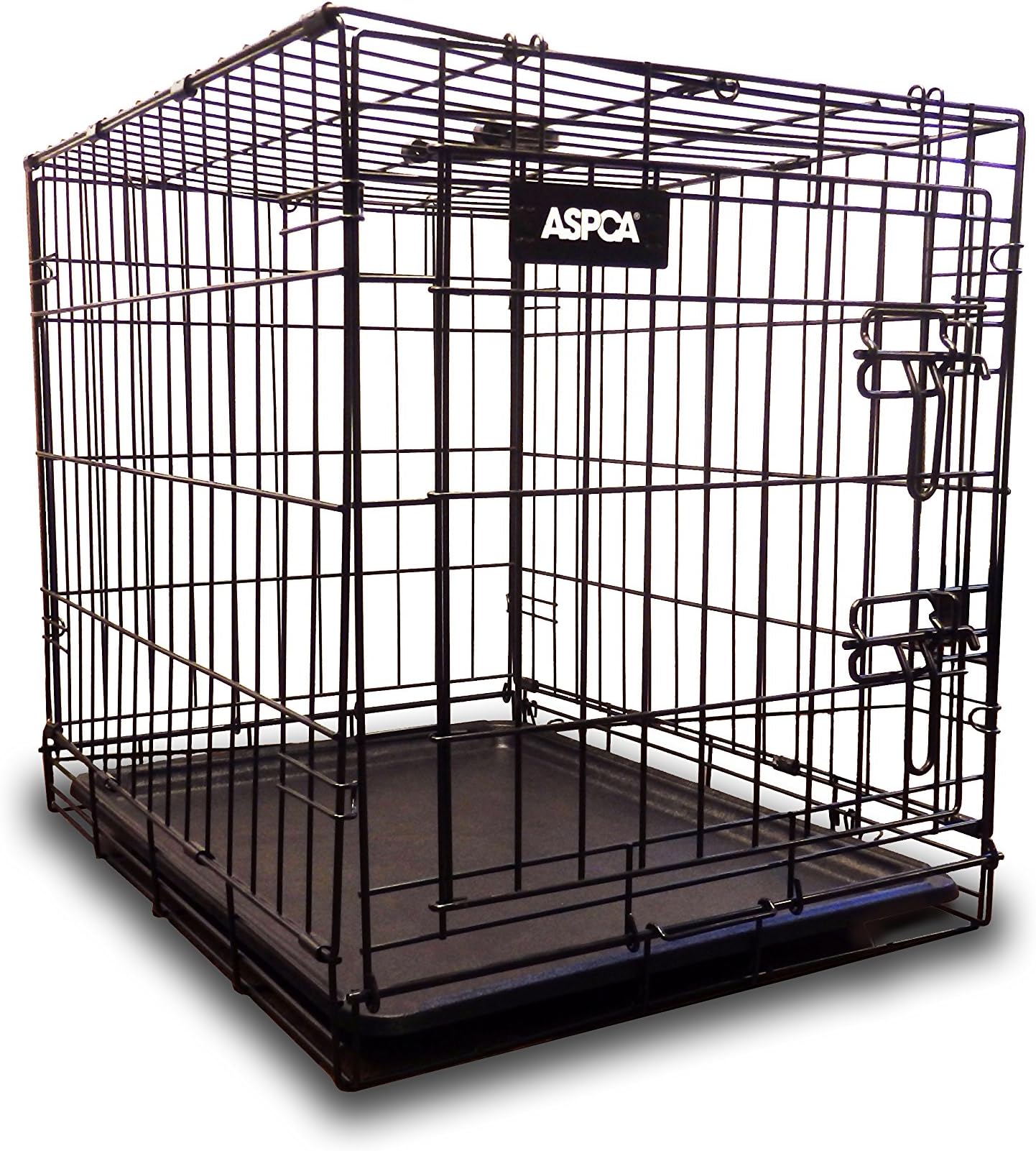 ASPCA Metal Pet Crate Kennel with Removable Tray