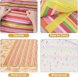 Qoosea Picnic Blanket 200x200CM Waterproof Large Outdoor Rug Portable view 5