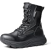 LACKWAR Women's 8 Inch Hiking Tactical Combat Boot Waterproof Military Work Boots Lightweight Military Boots Non Slip Ankle Support Outdoor Boots for Women