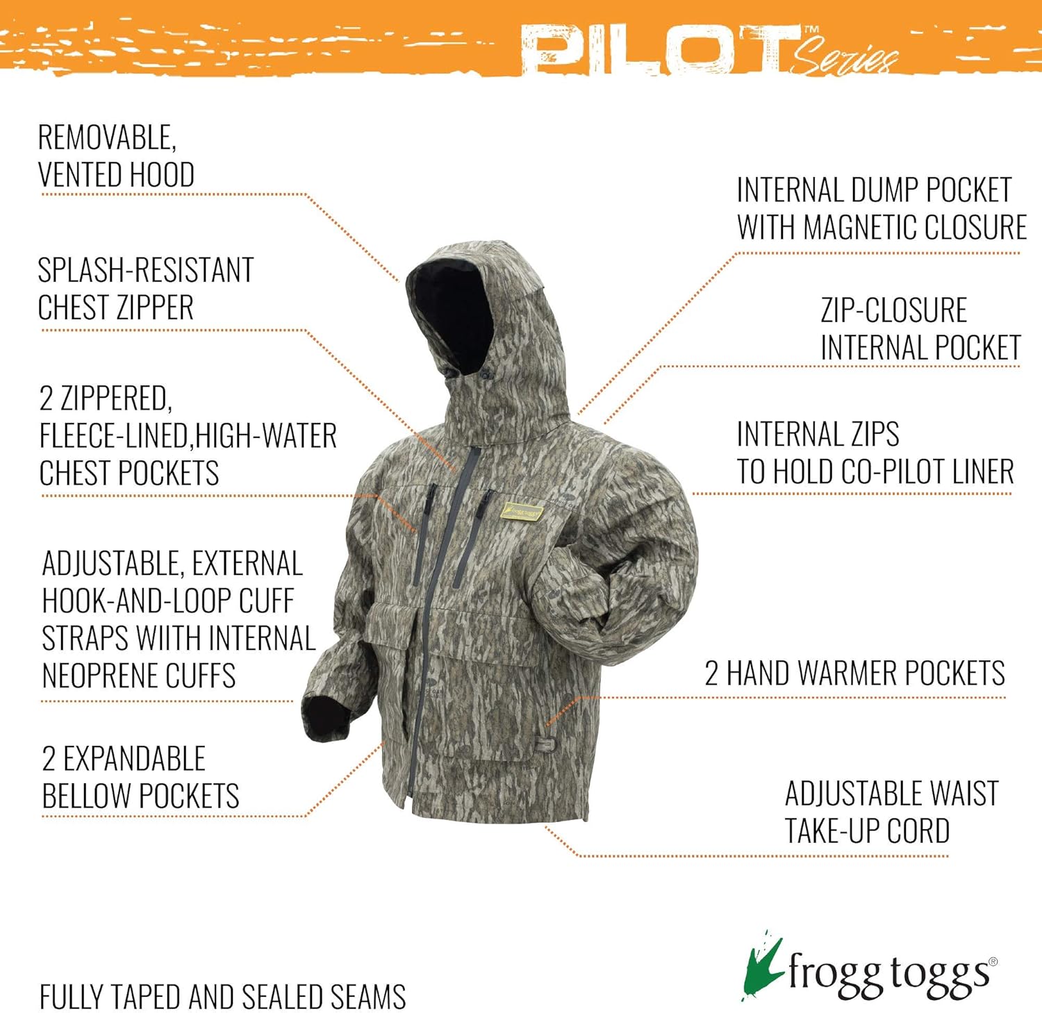 frogg toggs pilot 2 waterfowl jacket