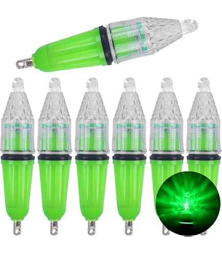 amazon led fishing lures Amazon.com : Pack of 2 LED Fishing Lures, Underwater Night Light lamp,  Fish, Attractor, Fish Bait, Fishing Tackle : Sports & Outdoors