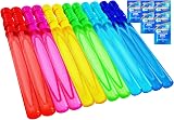 JOYIN 12 Pack 14.6'' Big Bubble Wands with 12x12ml Refill Solution view 1