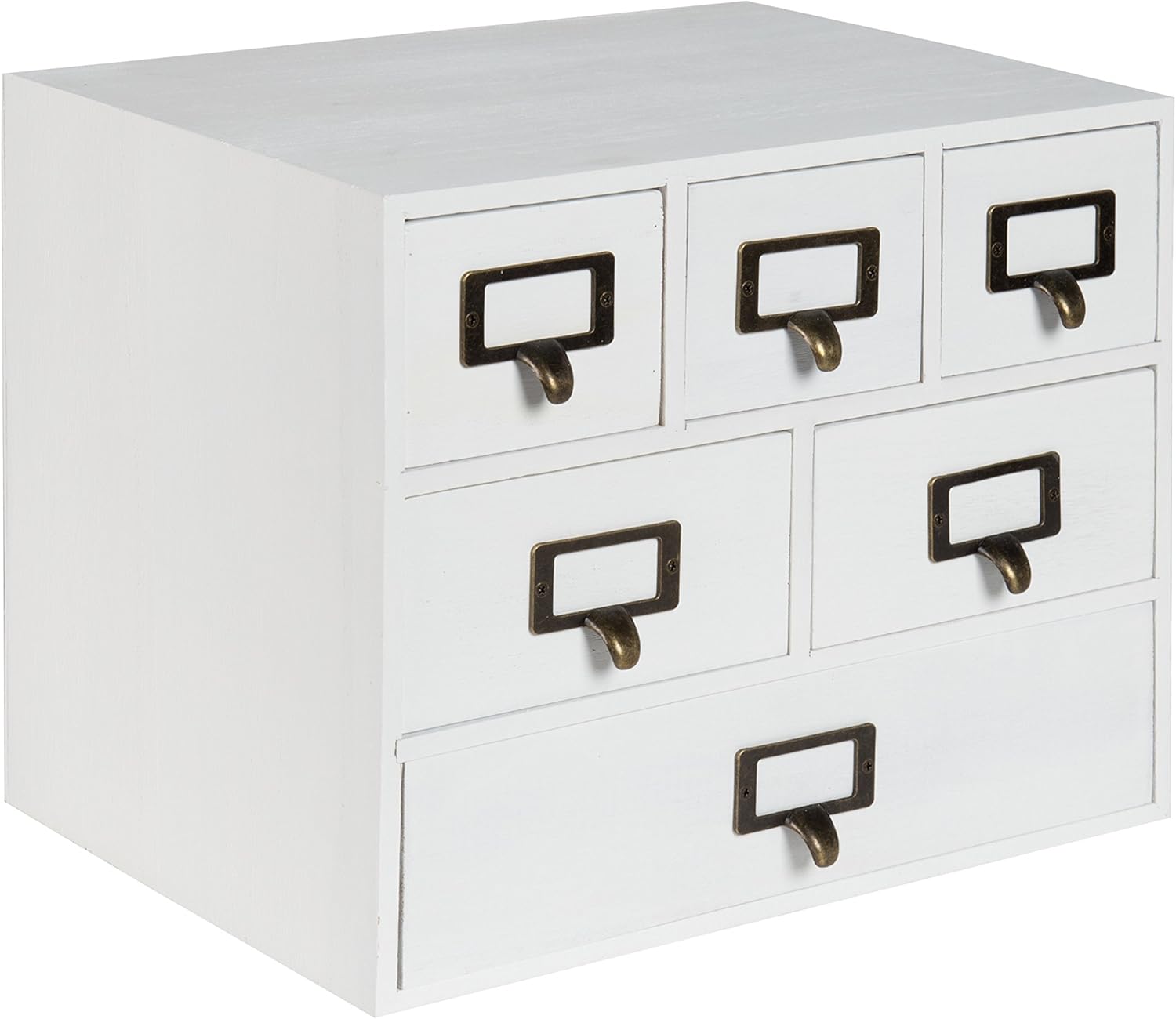 Amazon Com Kate And Laurel Apothecary Wood Desk Drawer Set With