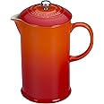 Le Creuset Stoneware French Press, 34 oz., Flame