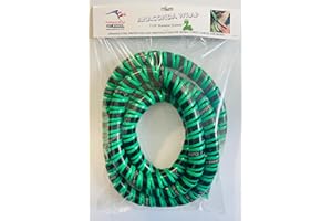 Outback Wrap - Anaconda Hydraulic Hose Management Protector and Tagging Wraps for Farming and Agriculture Equipment, Tractors, Harvesters, Planters, and Sprayers-32mm Diameter- 10 Foot (Green)