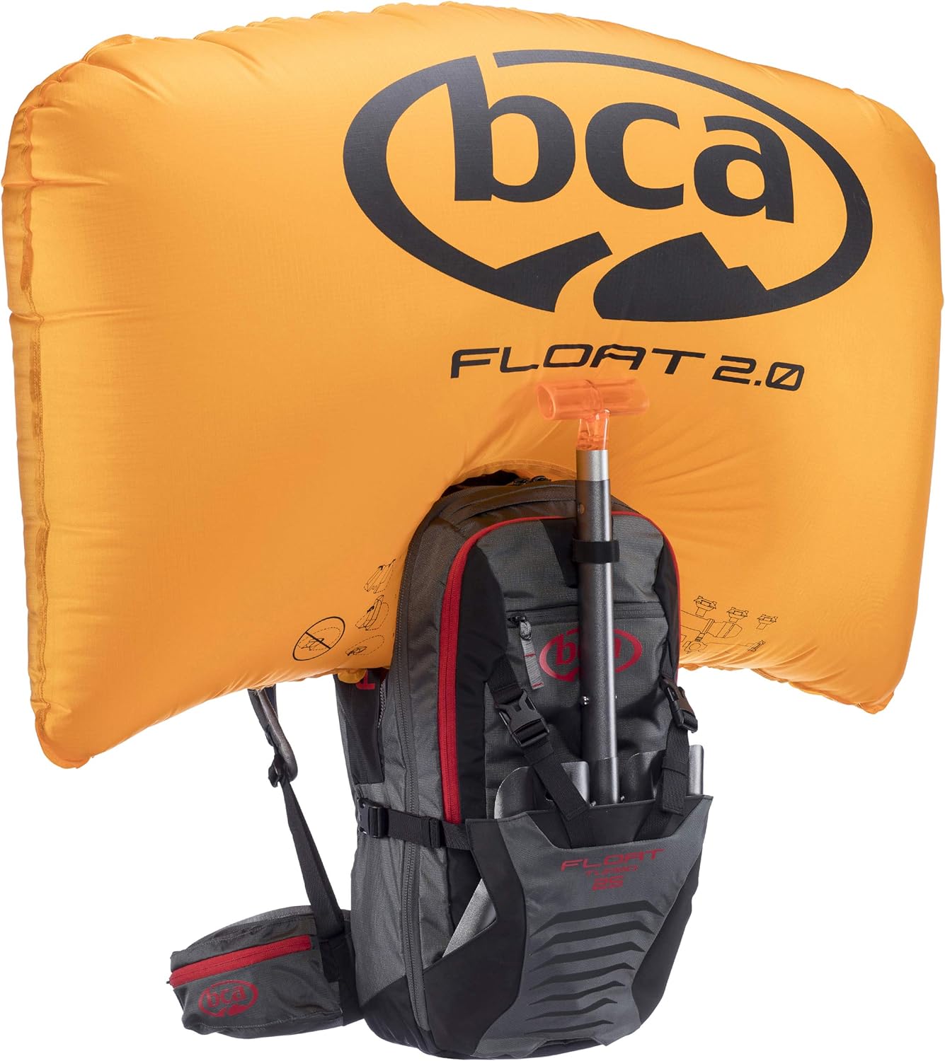 BCA Float 25 Turbo Avalanche Airbag 2.0 Grey/Black/Red Amazon.ca
