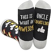 InnoBeta Uncle Gifts, Gifts for Uncle on Birthday and Christmas, One Size Crew Socks