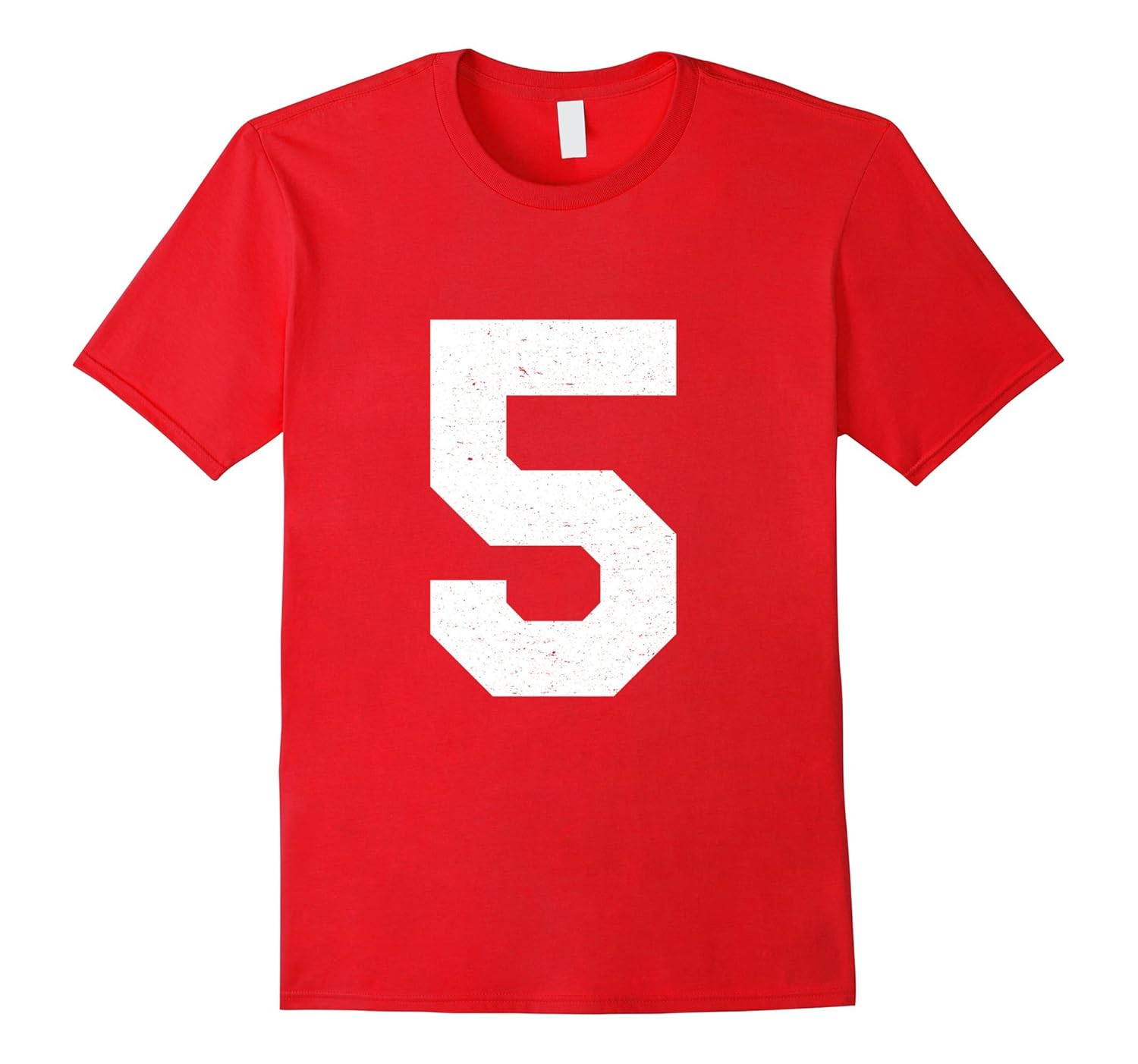 Jersey Number #5 Athletic Style Sports T-Shirt-anz