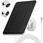 Solar Panel for Simplisafe Outdoor Camera,4W Solar Charger for Simplisafe | for 5V Outdoor Camera Series 2 Wireless &amp; Security Camera with 10ft USB Charging Cable,IP65 Waterproof, 360&deg; Adjustable Mount