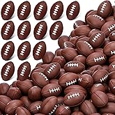 Civaner 200 Packs Mini Football Bulk Sports Stress Ball Mini Foam Footballs Stress Ball Bulk Toy for Party Favor School Carnival Reward Party Supplies(Dark Brown,1.57 Inch)