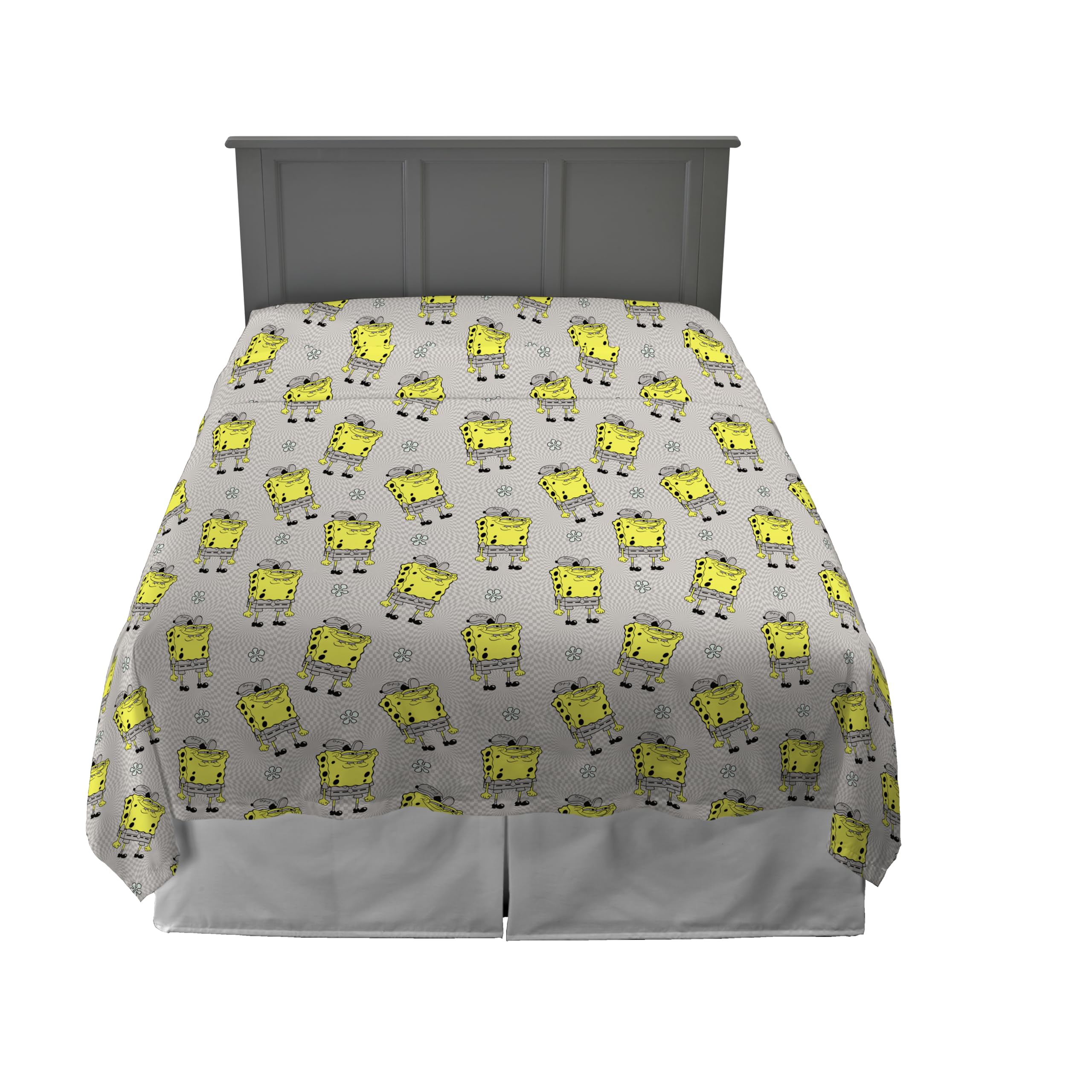 Photo 1 of Franco Spongebob Squarepants Bedding Super Soft Microfiber Queen Sheet Set, (Official Licensed Nickelodeon Product)