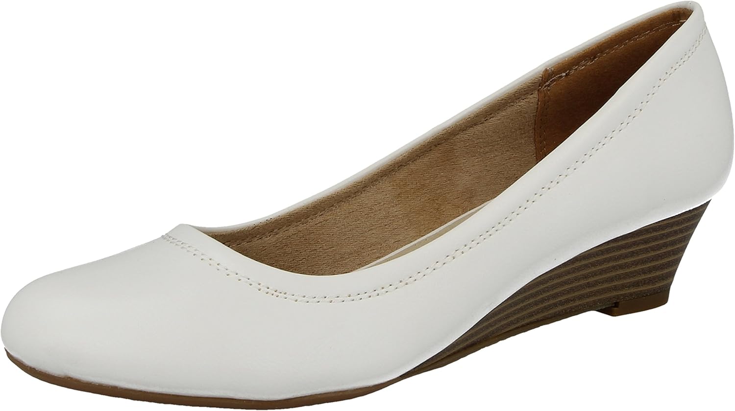 black low wedge shoes