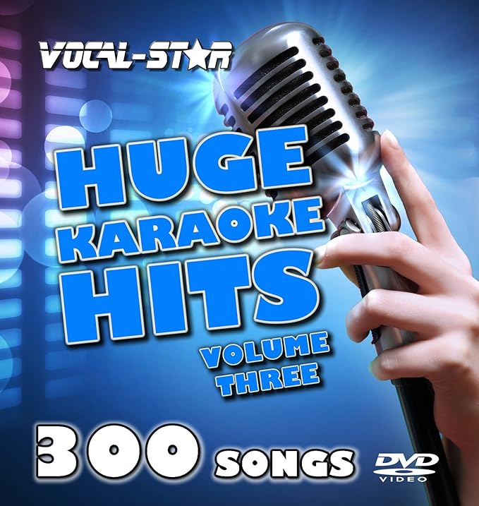 VocalStar Huge Karaoke Hits Vol 3 Karaoke DVD Disc Pack 10 Discs 300