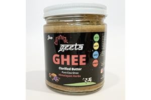 GITA GHEE Geeta Ghee | Original Ghee | 9 oz | Made from Cultured Butter (Himalayan Herb Ghee)