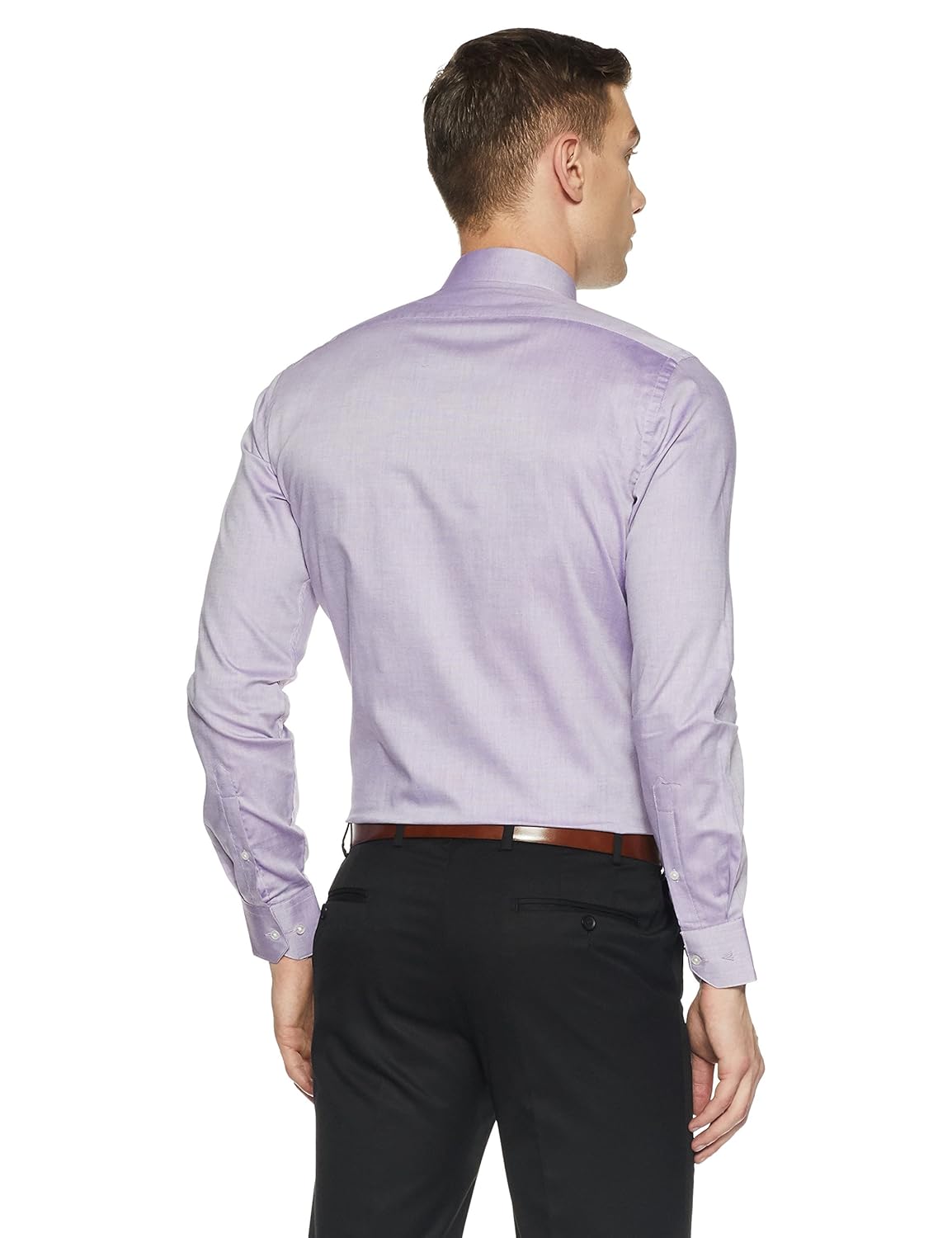 van heusen men's solid slim fit formal shirt