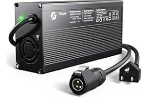 67.2V/7A Rapid Charger for Segway Dirt eBike & Sur-Ron X LightBee,3-Prong Power Supply with Cooling Fan